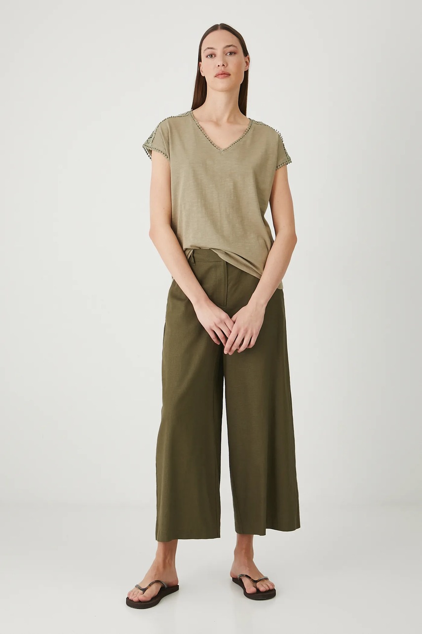 Хлопковая футболка Medicine цвет зелёный