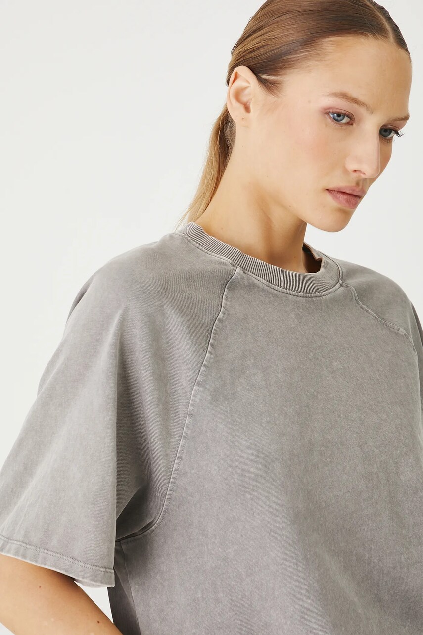 Medicine tricou din bumbac culoarea gri