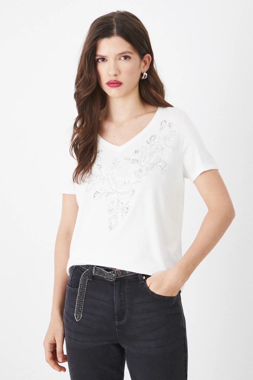 Medicine tricou femei, culoarea bej