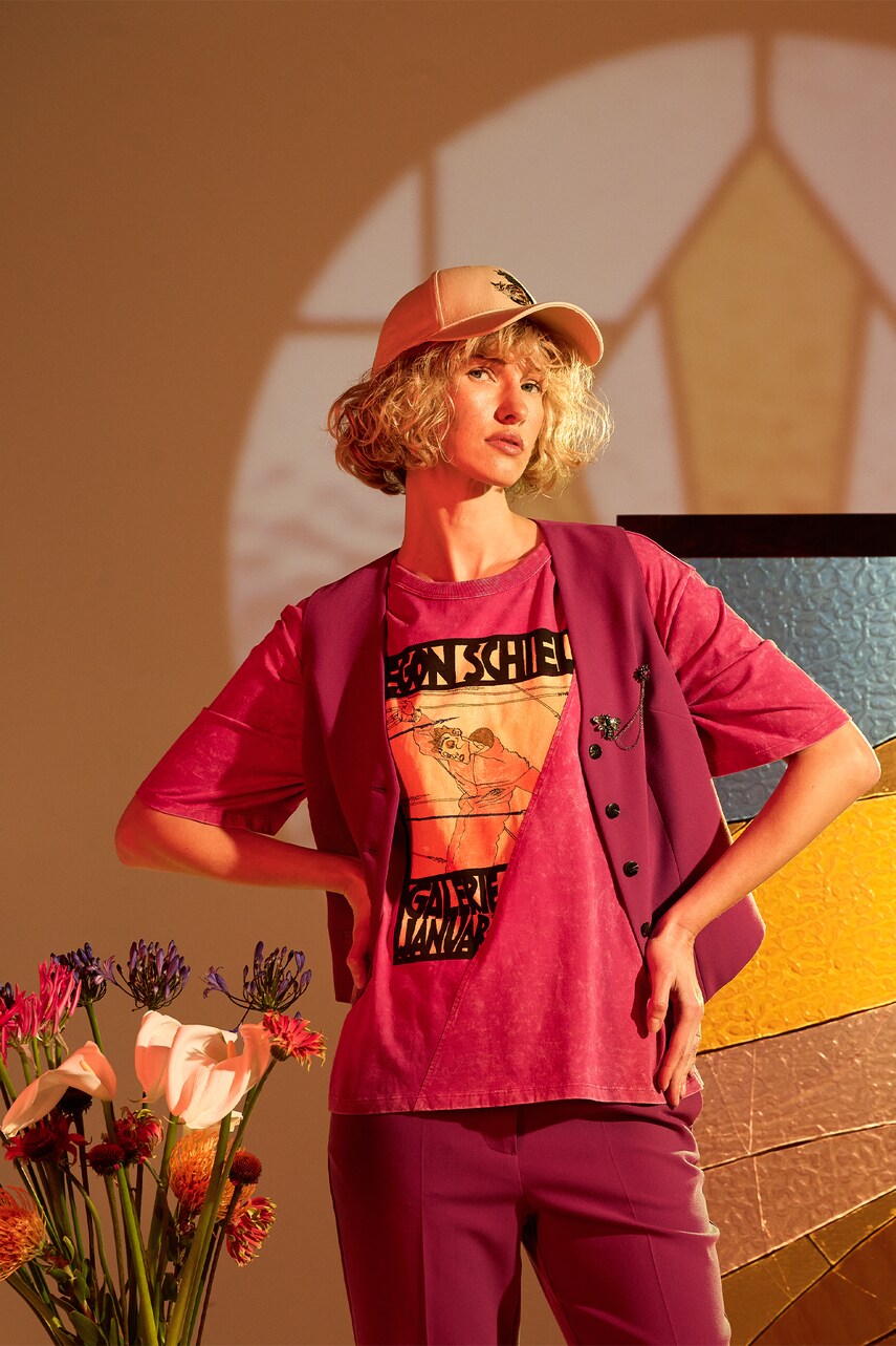 Medicine tricou din bumbac femei, culoarea violet
