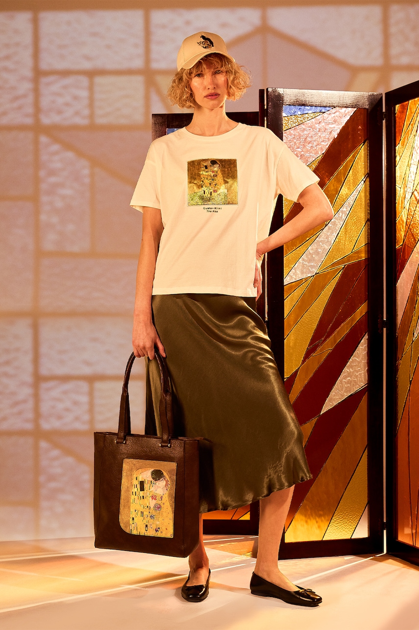 Medicine tricou din bumbac femei, culoarea bej