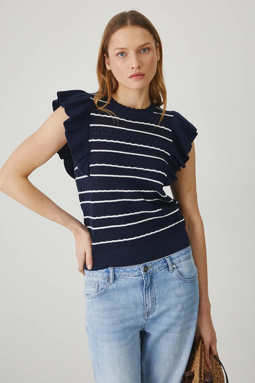 Medicine tricou din bumbac femei, culoarea albastru marin Medicine tricou din bumbac femei, culoarea albastru marin