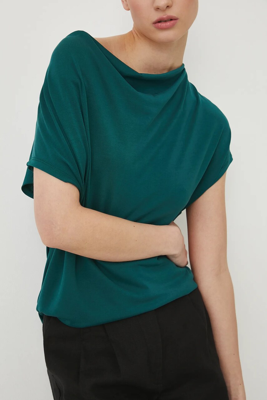 Medicine tricou femei, culoarea verde