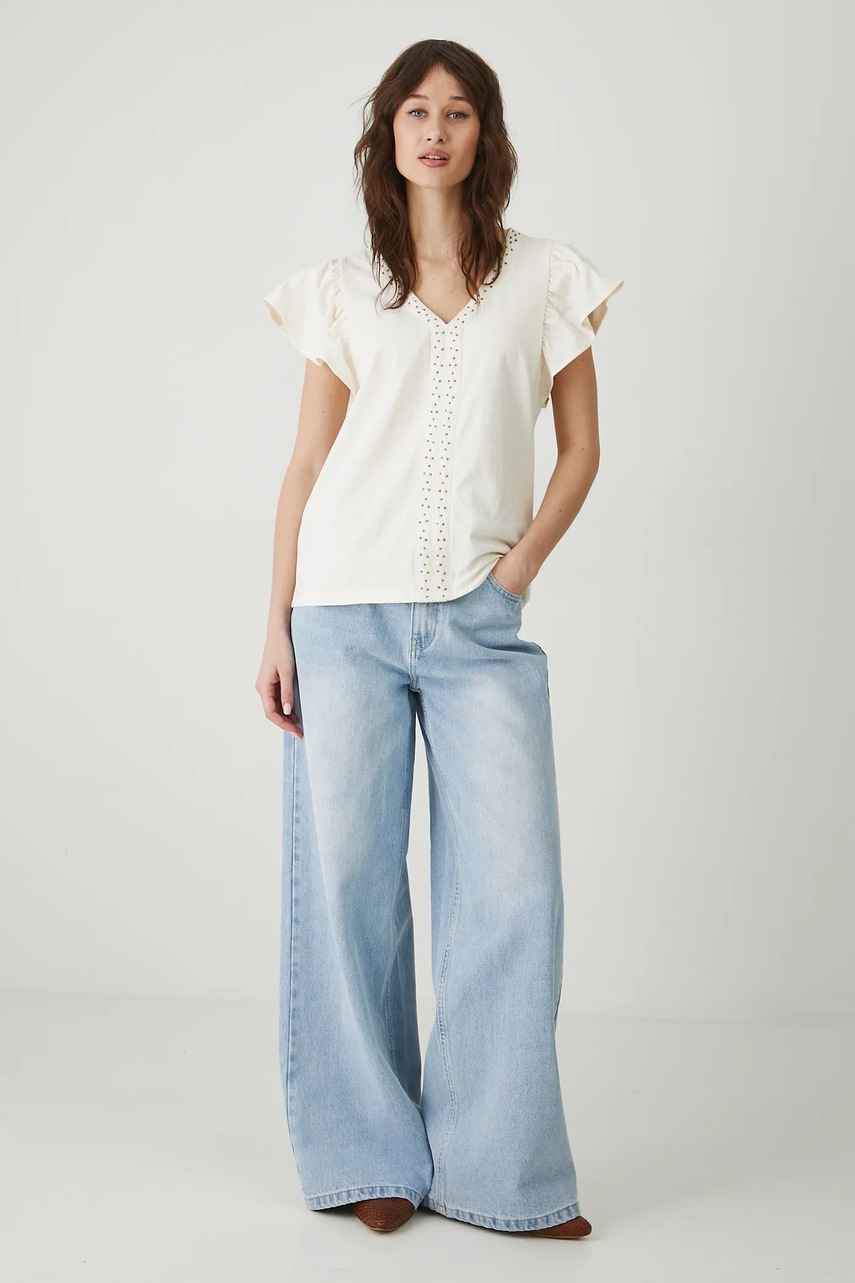 Хлопковая футболка Medicine цвет бежевый