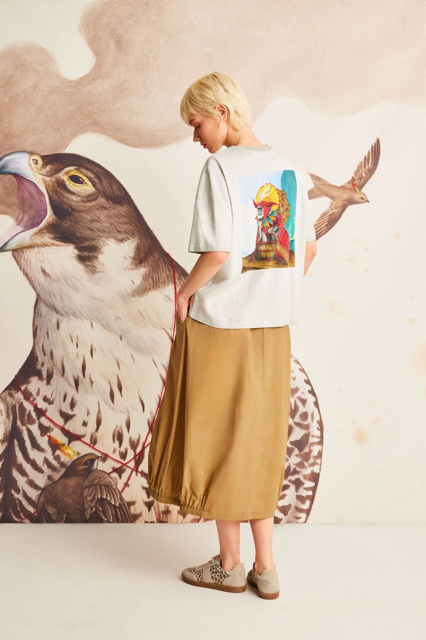 Medicine tricou din bumbac culoarea gri