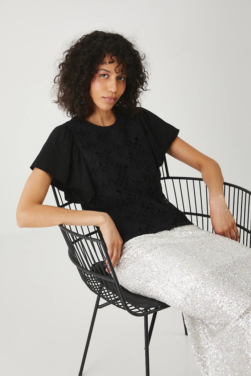 Medicine tricou din bumbac culoarea negru