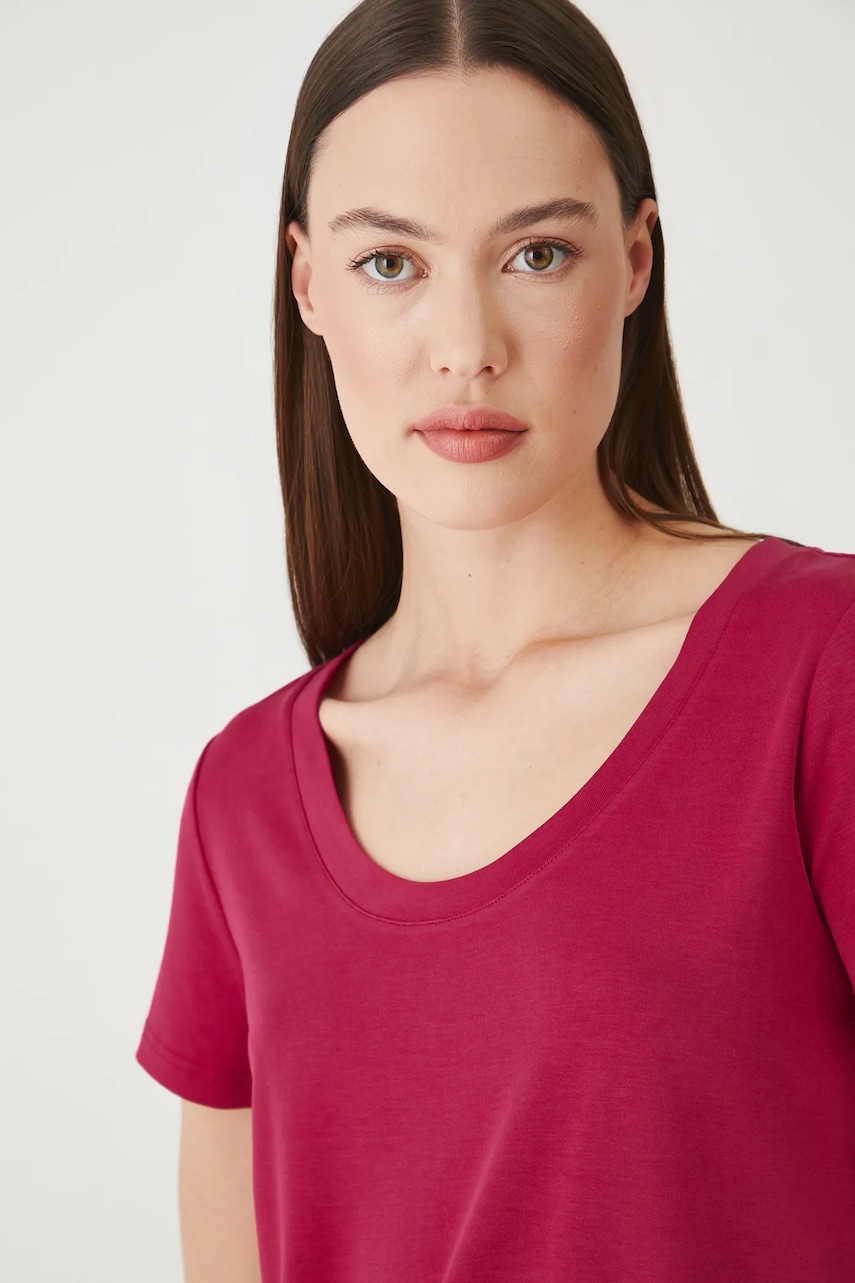 Medicine tricou femei, culoarea rosu