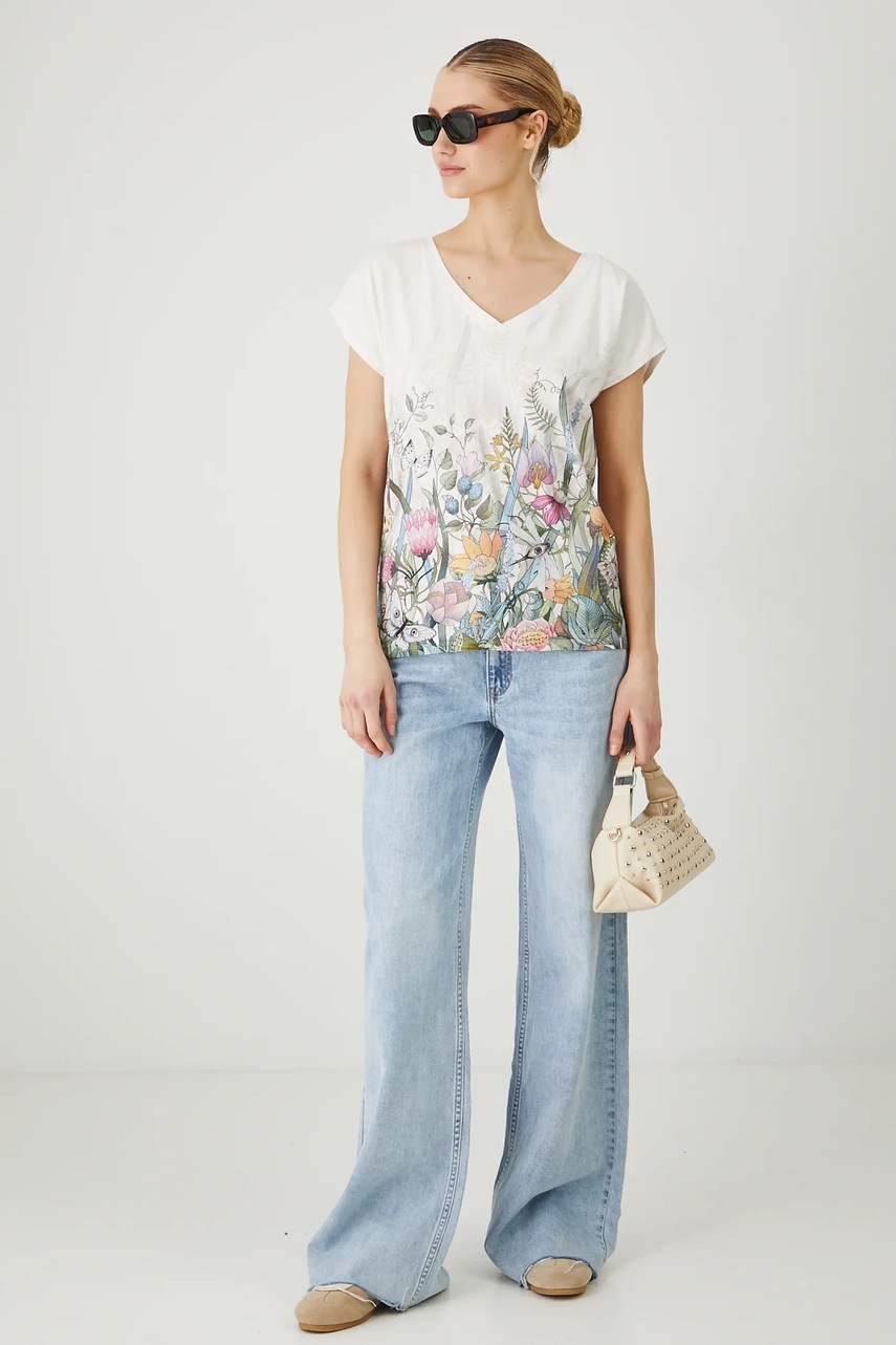 Футболка Medicine цвет бежевый