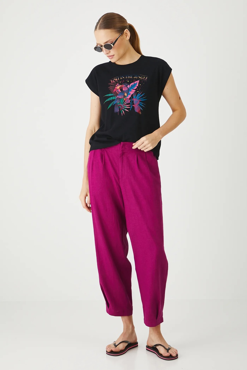 Хлопковая футболка Medicine цвет чёрный