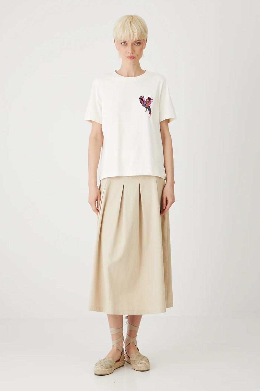 Medicine tricou culoarea bej