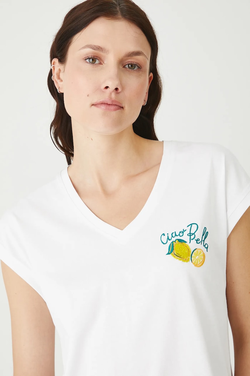 Medicine tricou din bumbac culoarea alb