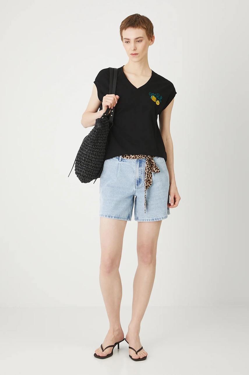 Хлопковая футболка Medicine цвет чёрный