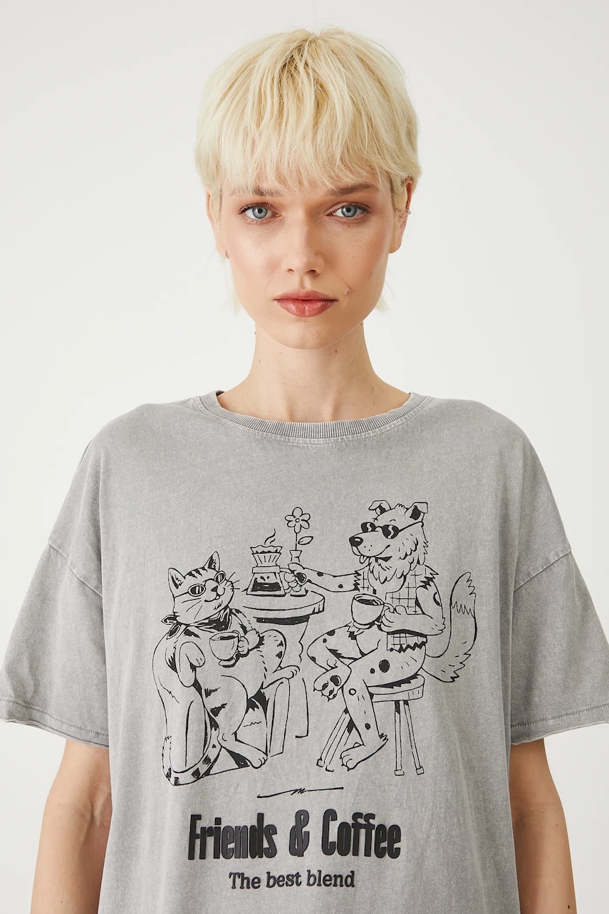 Medicine tricou din bumbac culoarea gri