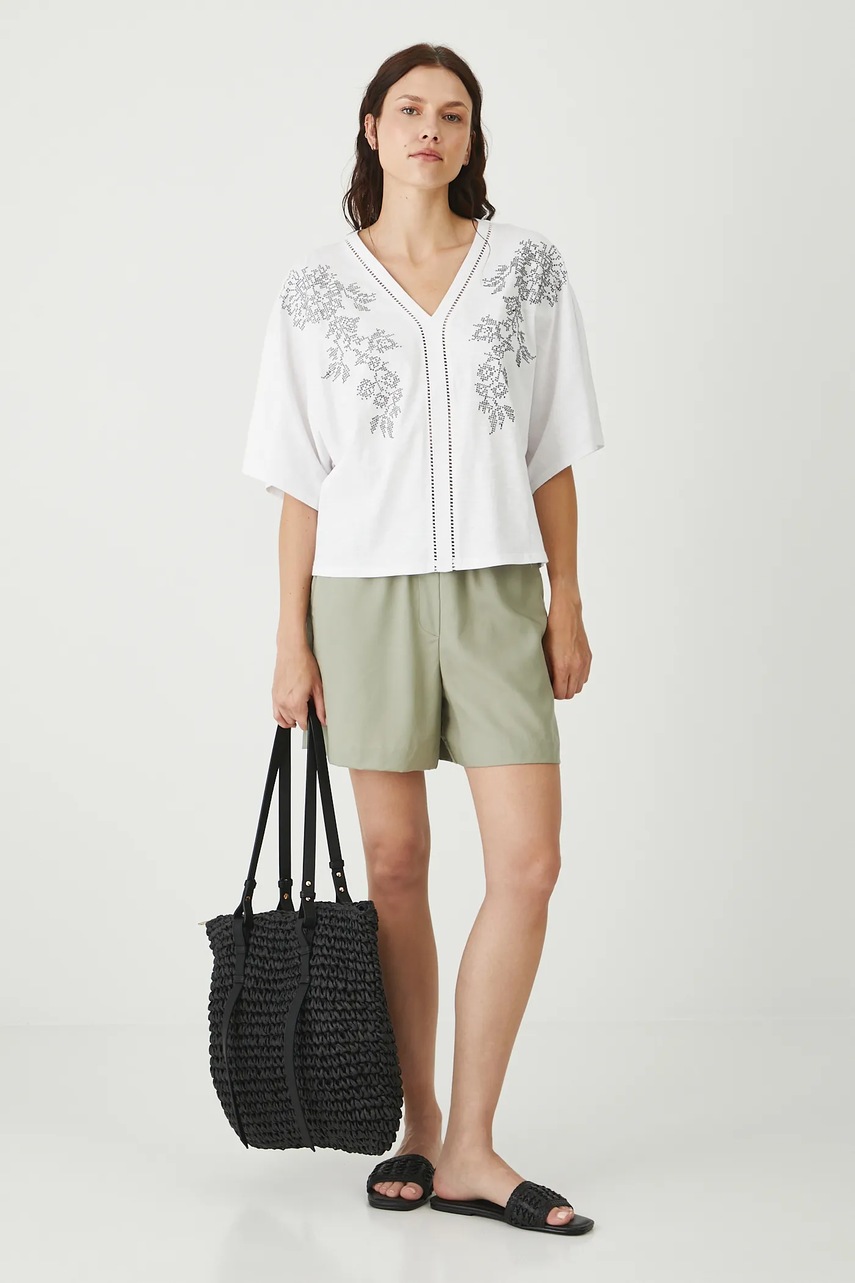 Хлопковая футболка Medicine цвет белый