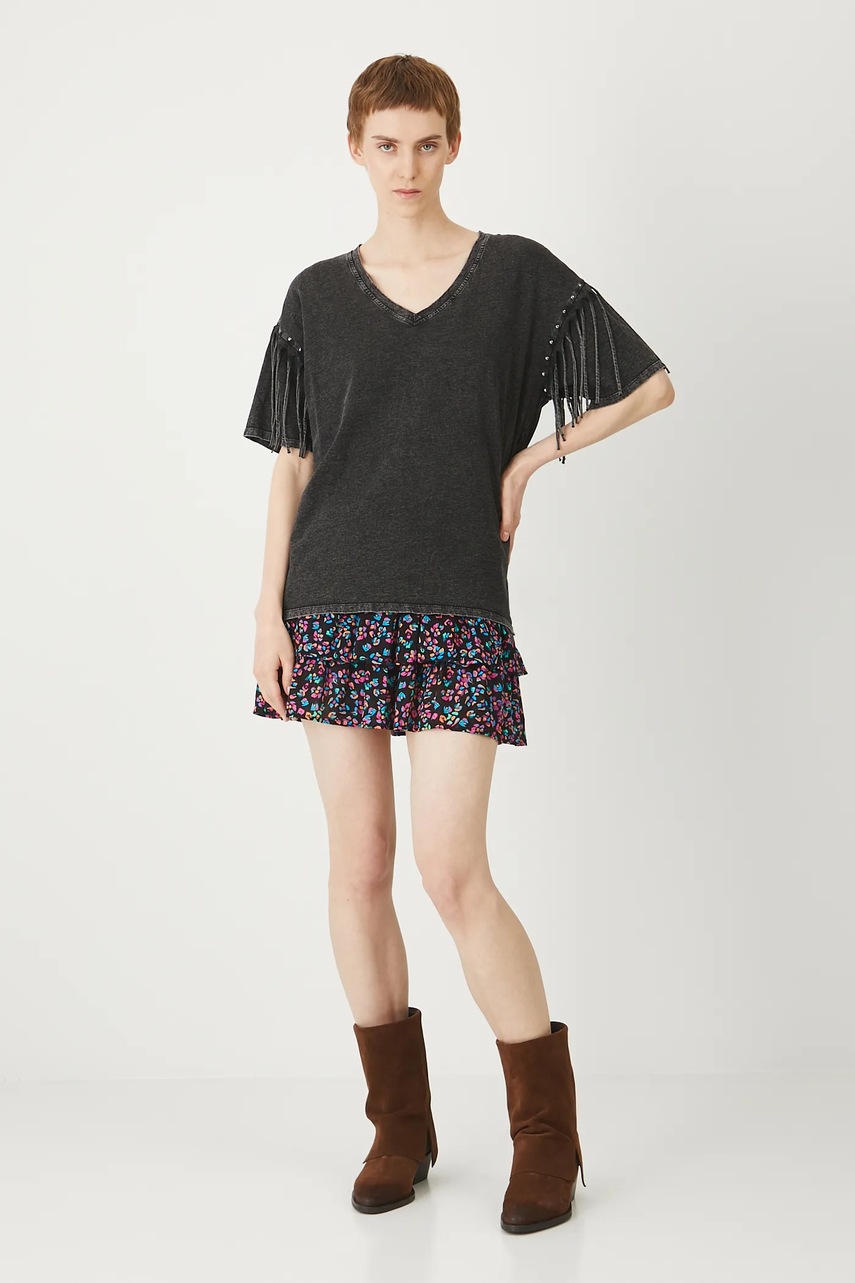 Хлопковая футболка Medicine цвет серый