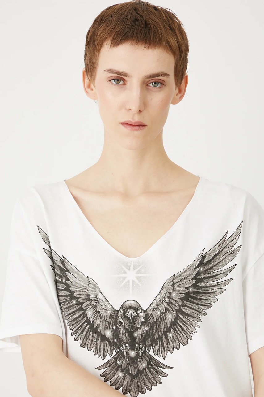 Хлопковая футболка Medicine цвет белый