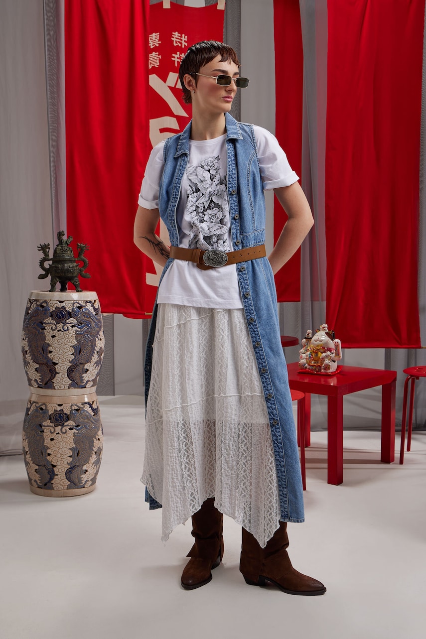 Medicine Tricou din bumbac culoarea albă pentru femei