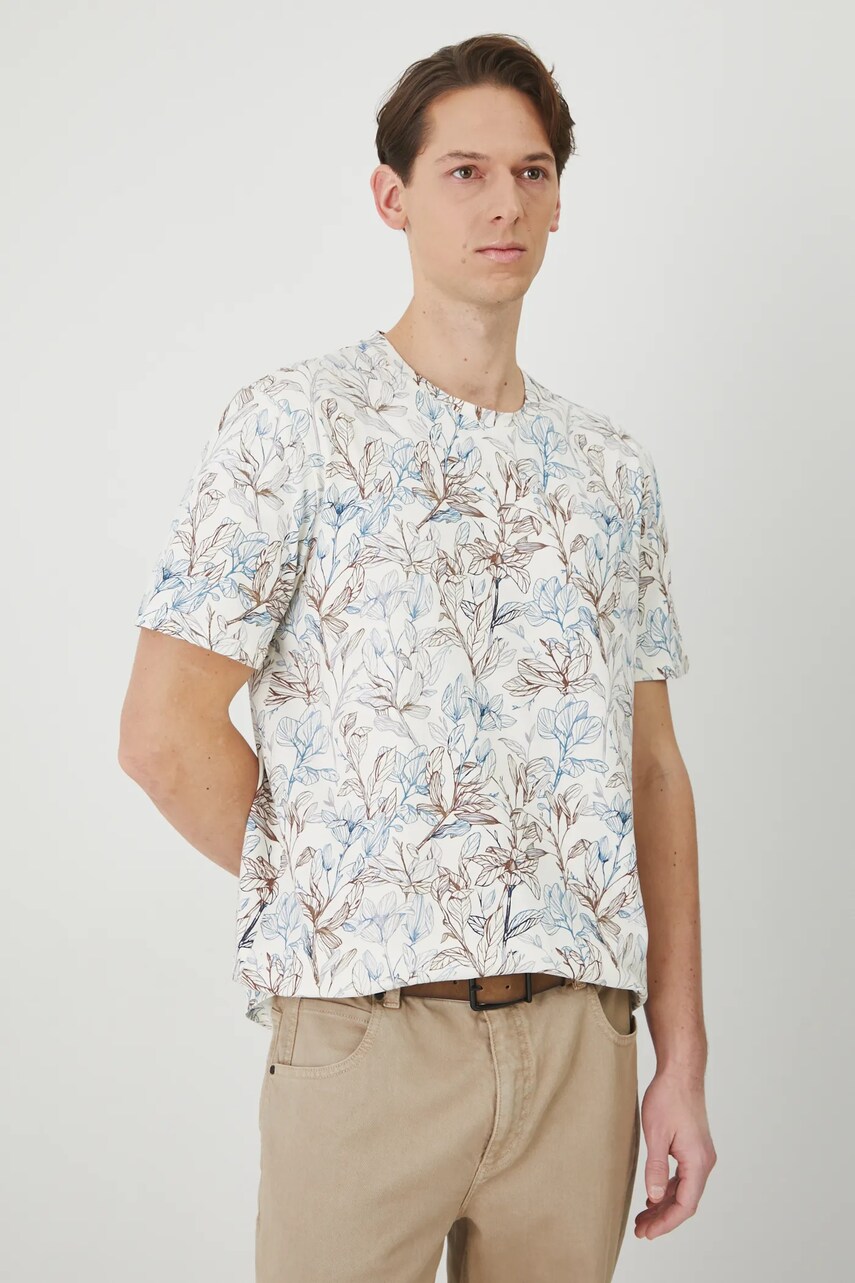 Medicine tricou barbati, culoarea bej, modelator