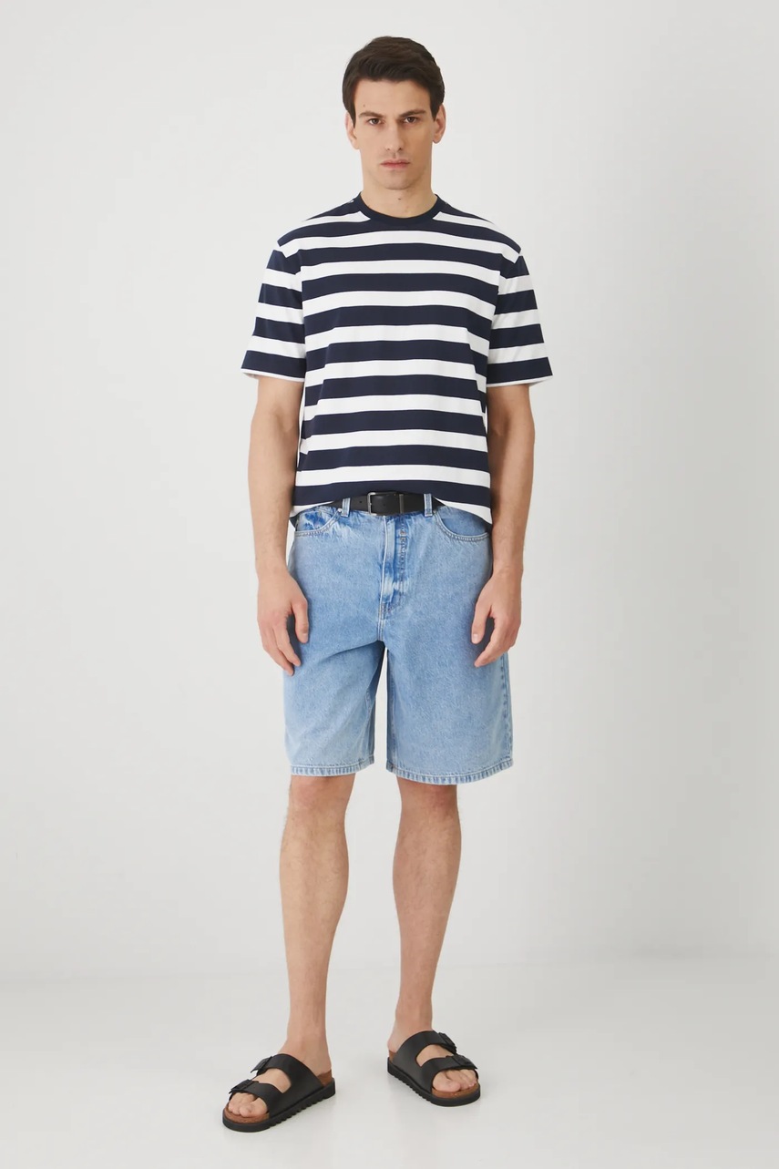 Хлопковая футболка Medicine цвет бежевый узор