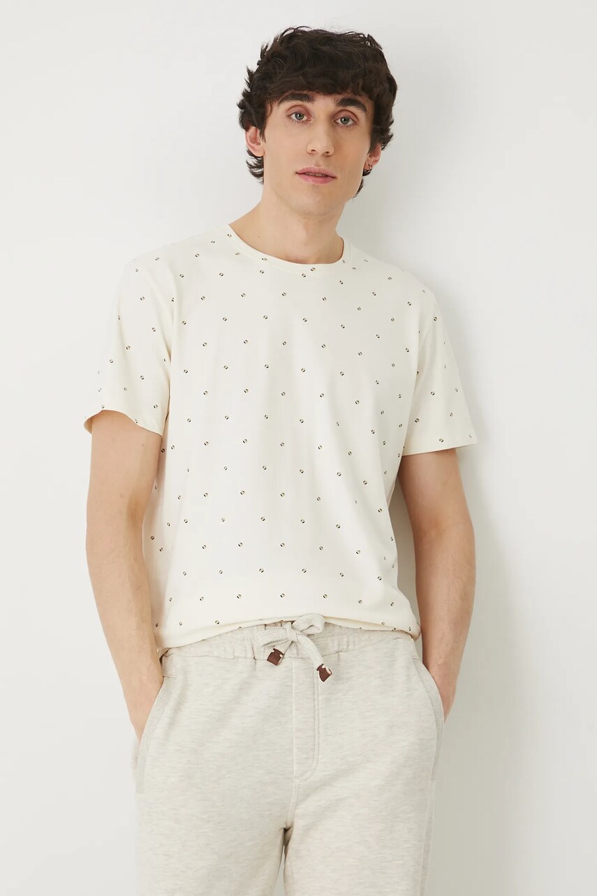 Medicine tricou barbati, culoarea bej