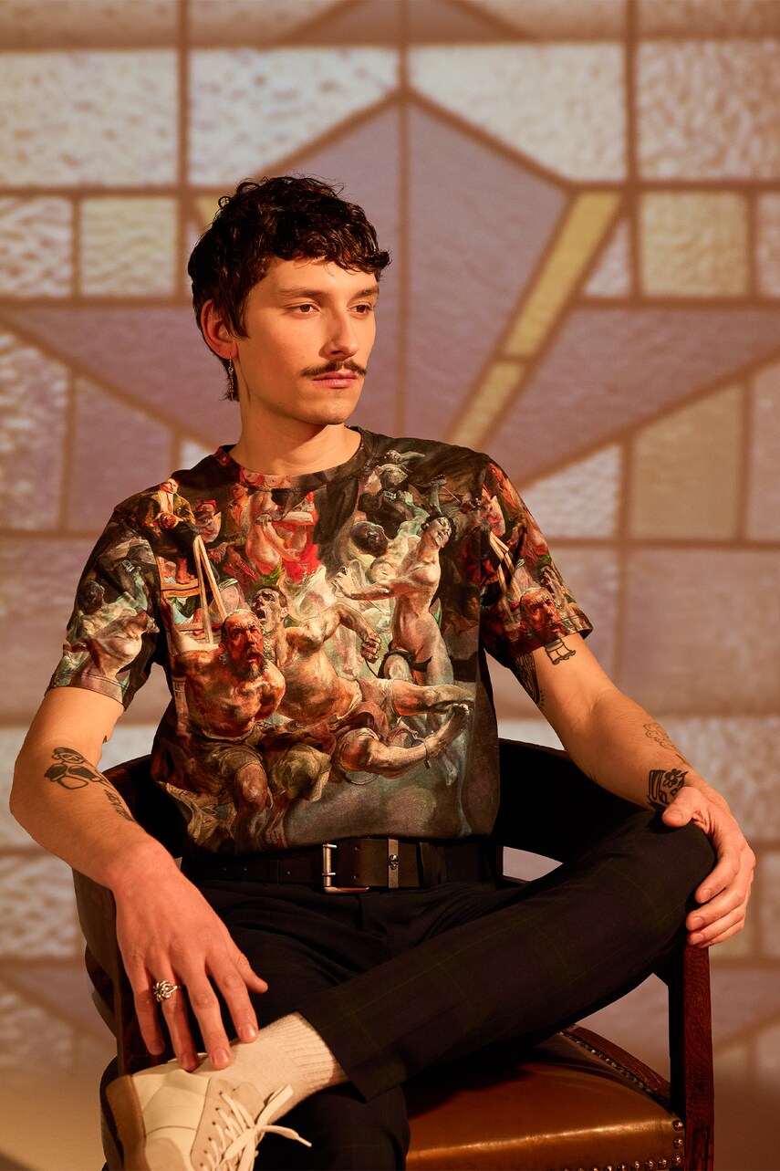 Medicine tricou din bumbac barbati, modelator