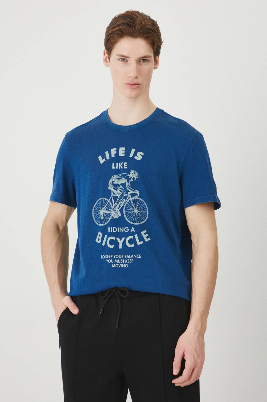 Medicine tricou din bumbac barbati, cu imprimeu