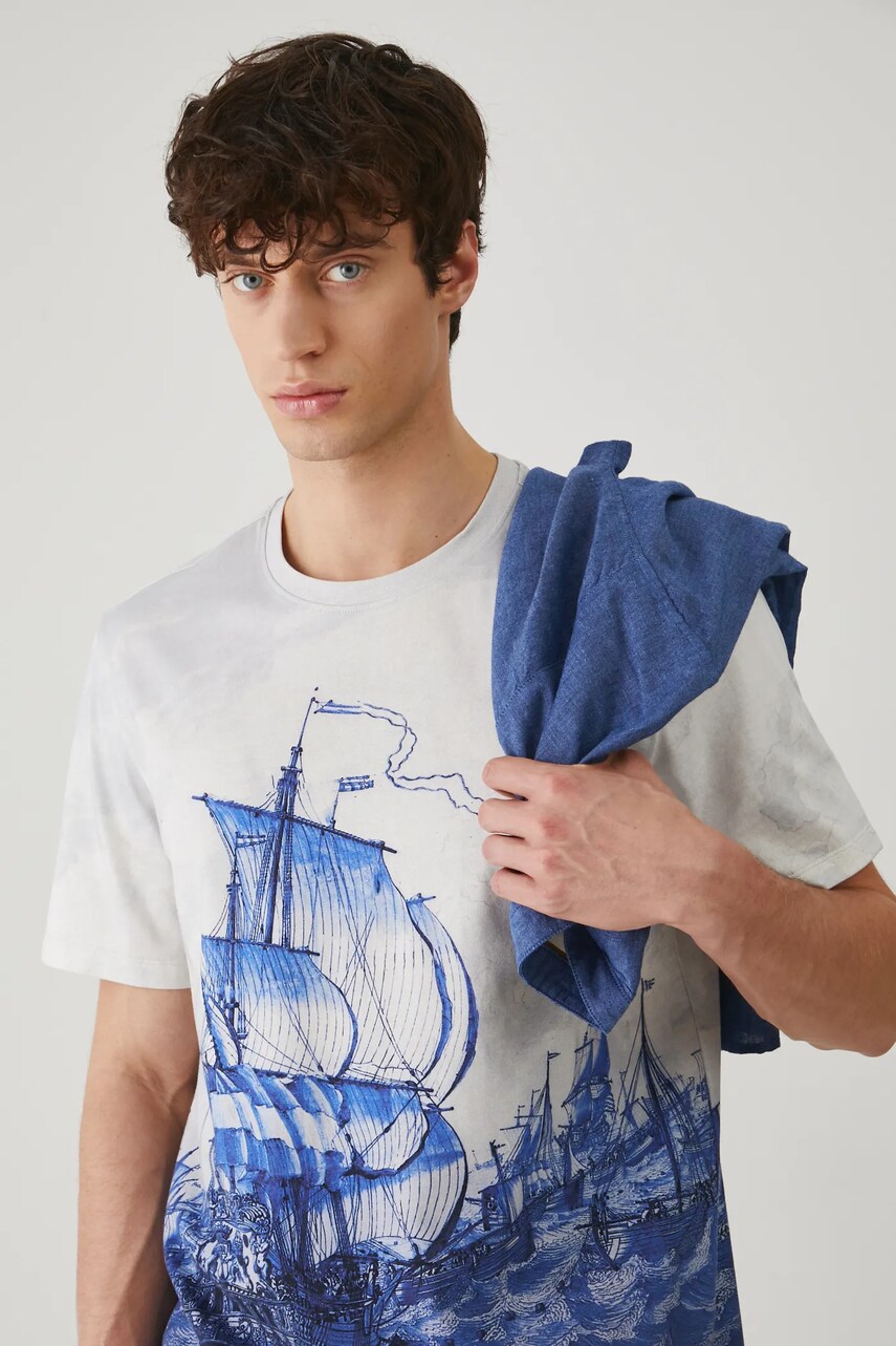 Medicine tricou din bumbac barbati, modelator