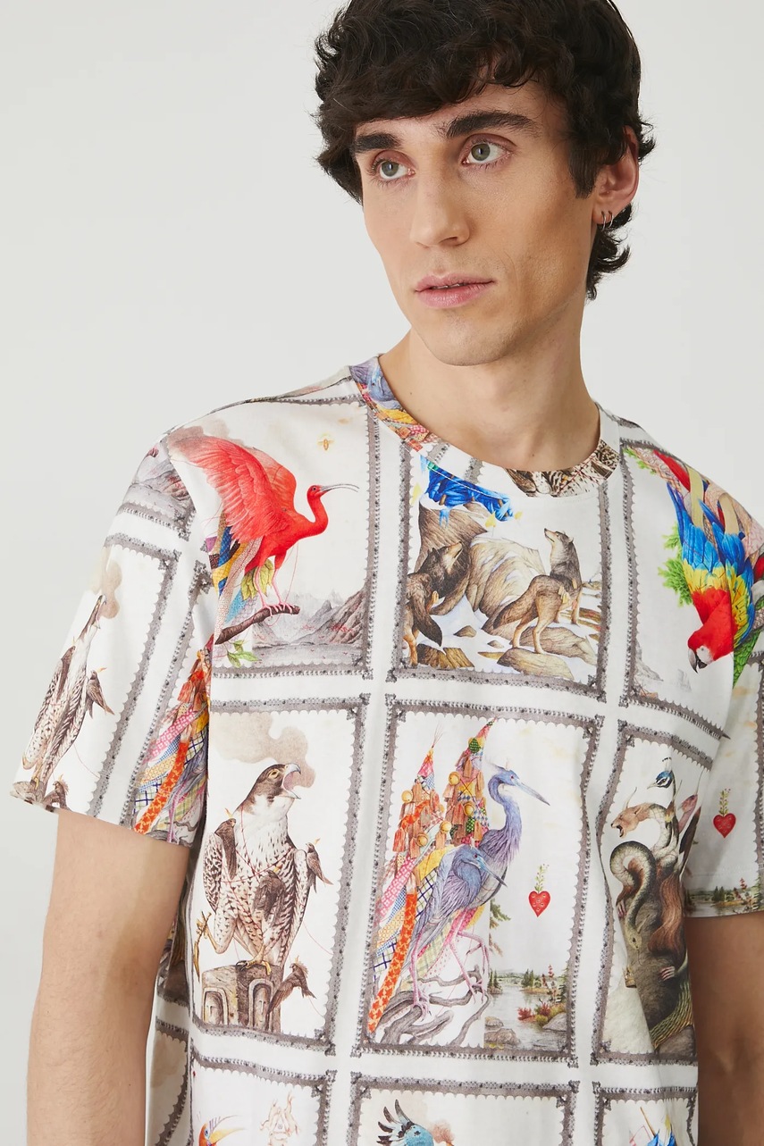 Хлопковая футболка Medicine узор