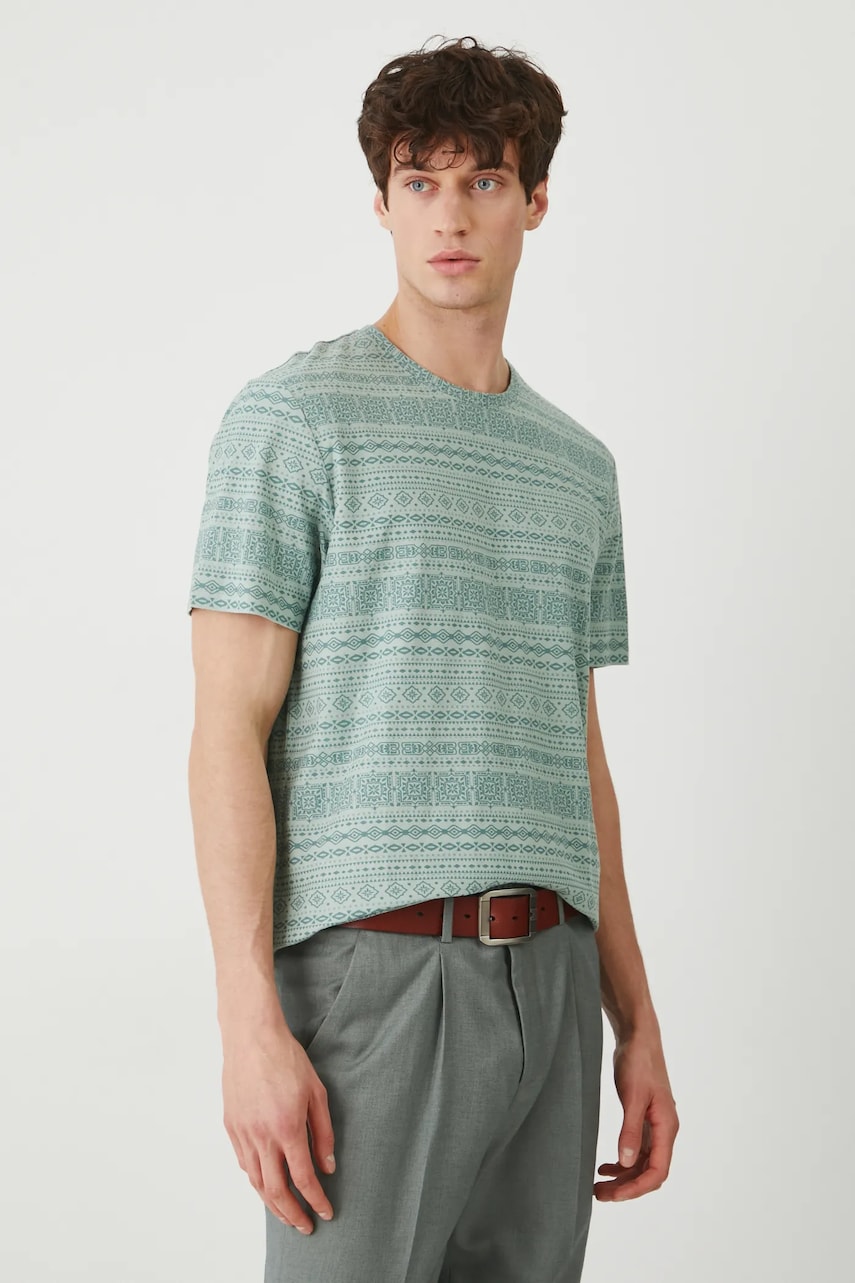 Medicine tricou din bumbac culoarea turcoaz, modelator Medicine tricou din bumbac culoarea turcoaz, modelator