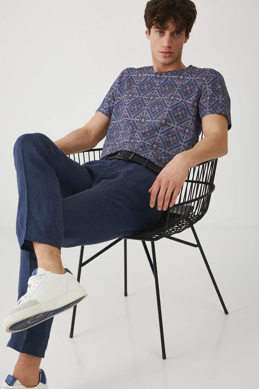 Футболка Medicine цвет синий узор