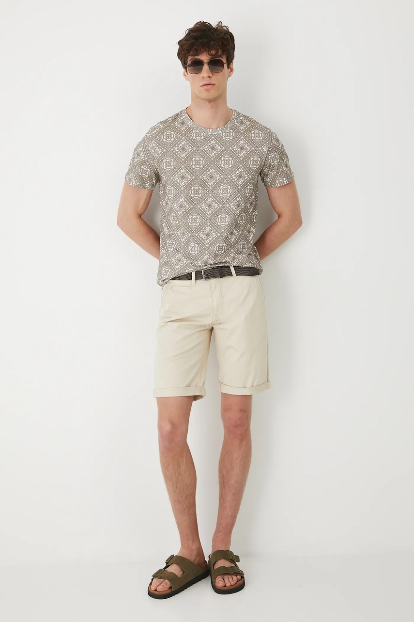 Футболка Medicine цвет бежевый узор