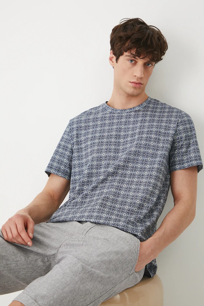 Medicine tricou din bumbac culoarea bej