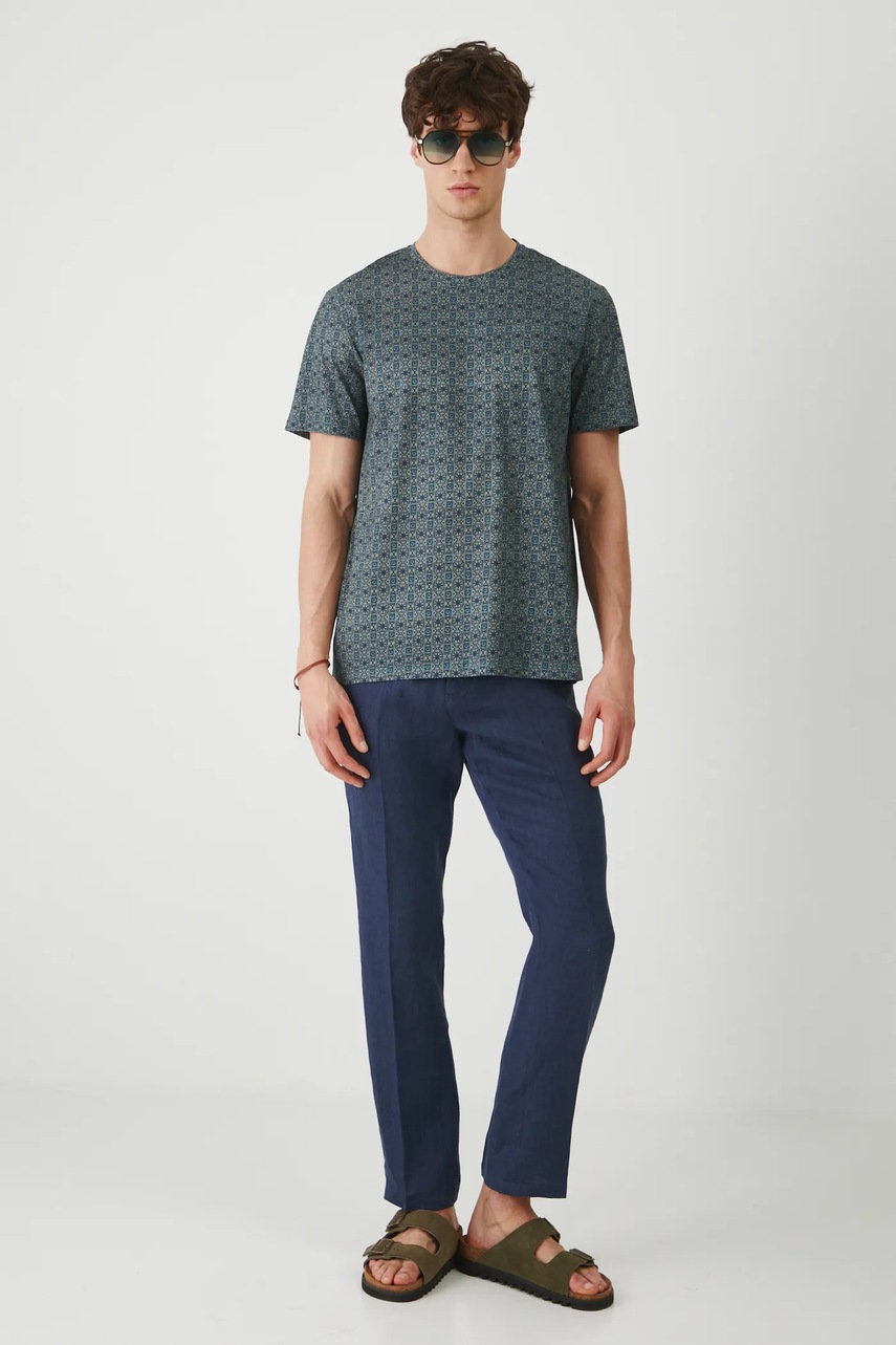 Хлопковая футболка Medicine цвет синий