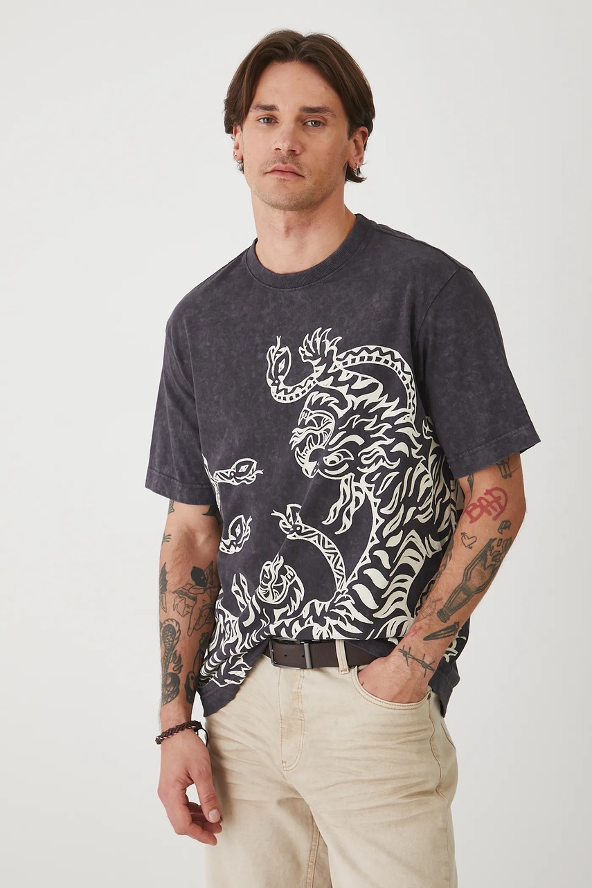 Футболка Medicine цвет серый с принтом