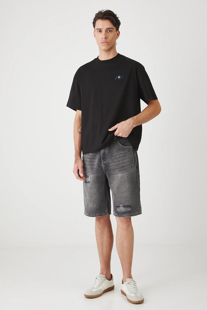 Medicine tricou culoarea negru, cu imprimeu