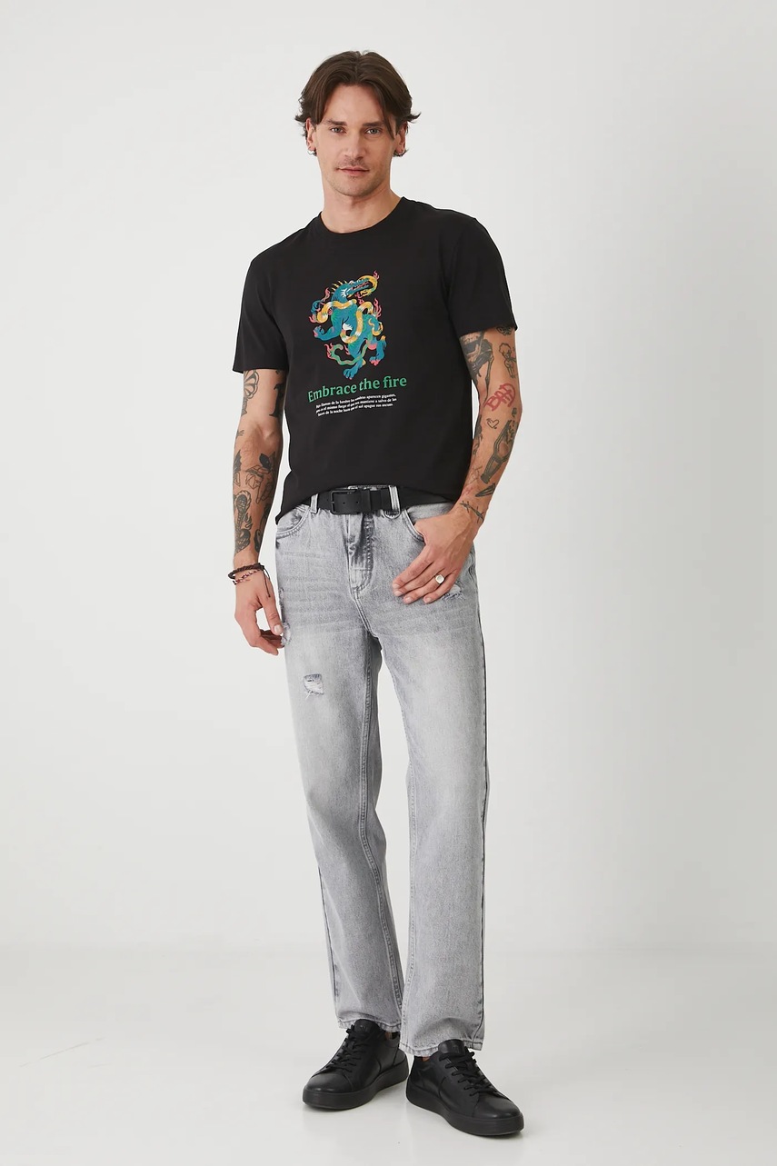 Футболка Medicine цвет чёрный с принтом