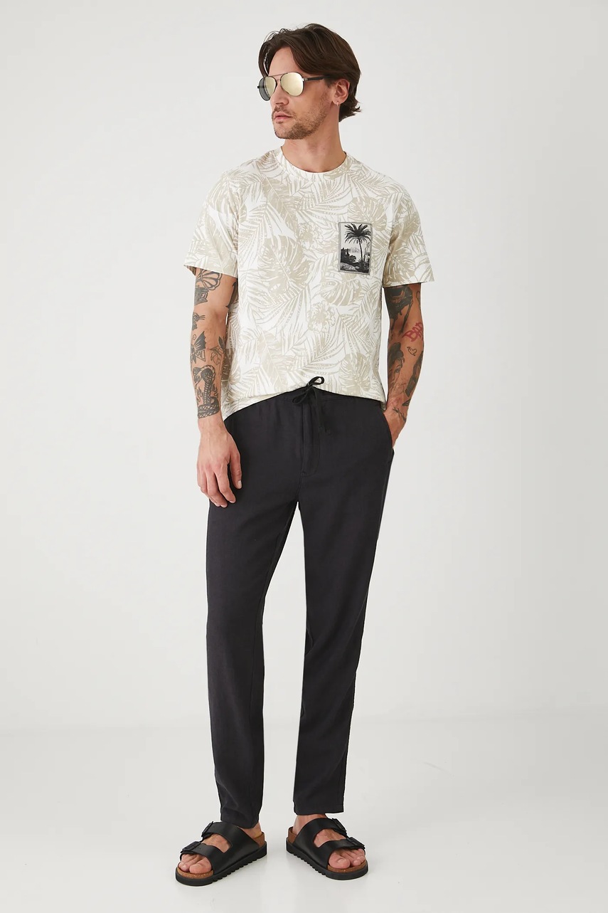 Футболка Medicine цвет бежевый узор