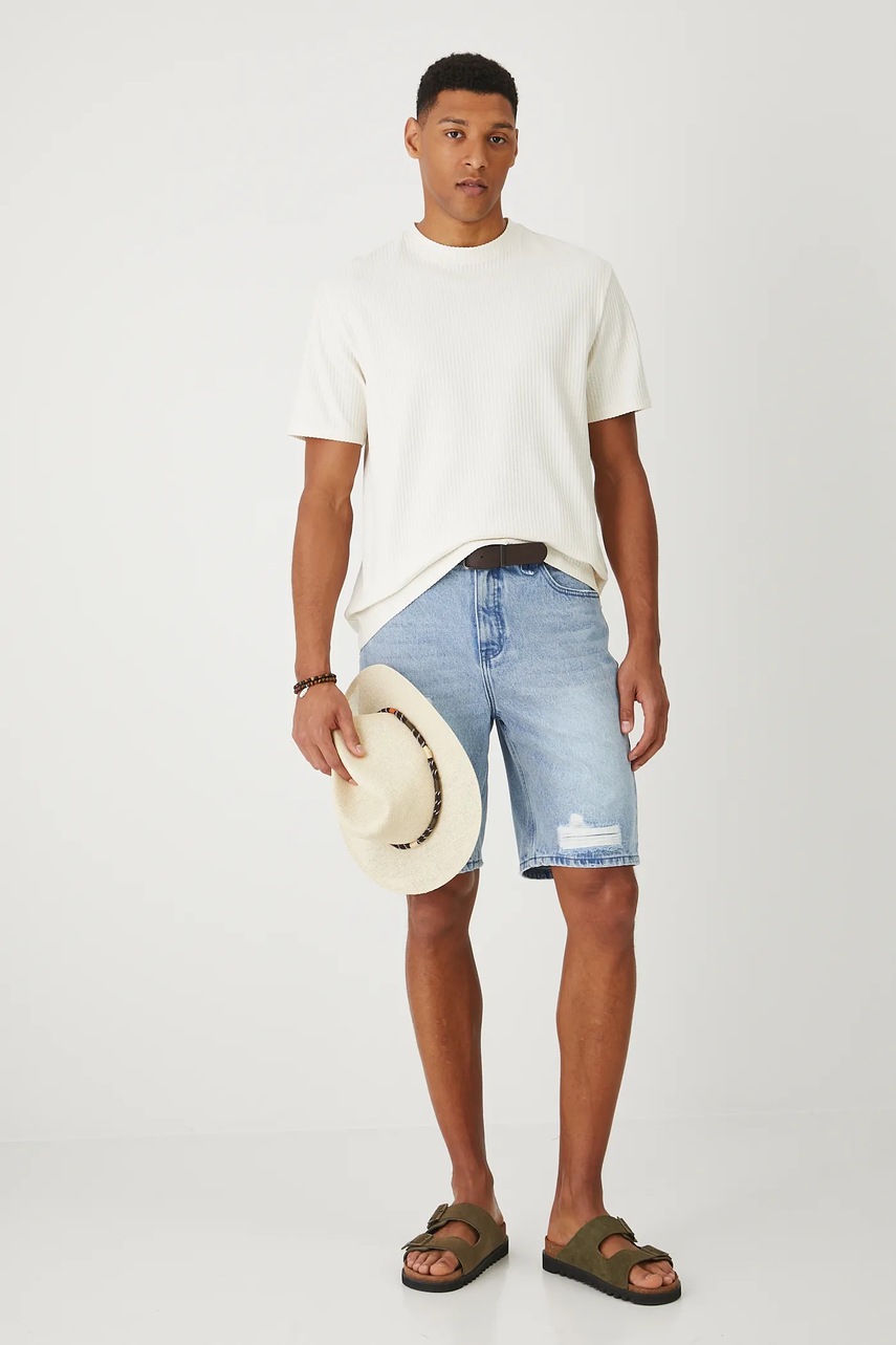 Футболка Medicine цвет бежевый однотонная