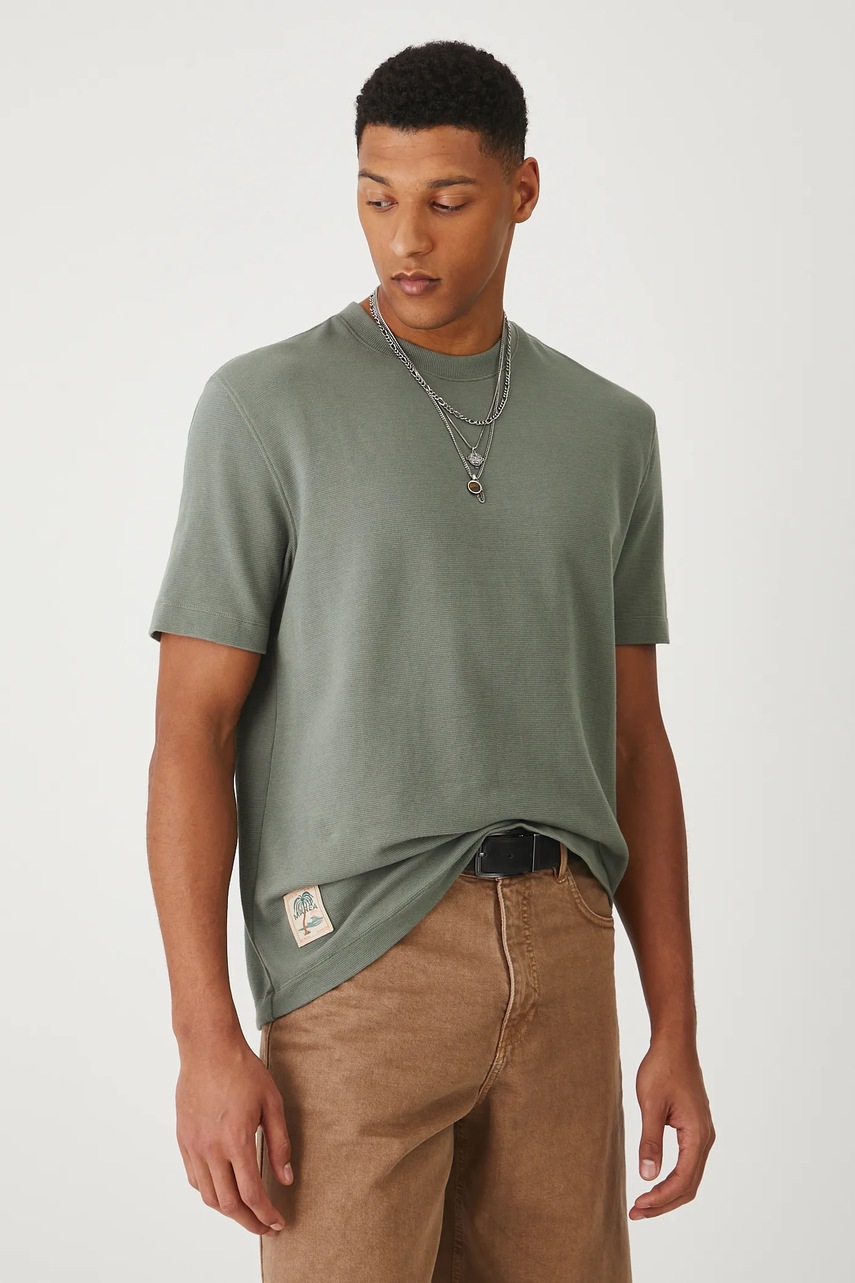 Футболка Medicine цвет зелёный с аппликацией