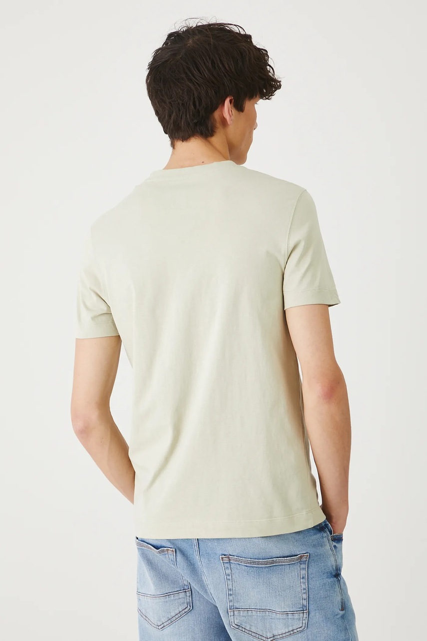 Хлопковая футболка Medicine цвет зелёный с принтом