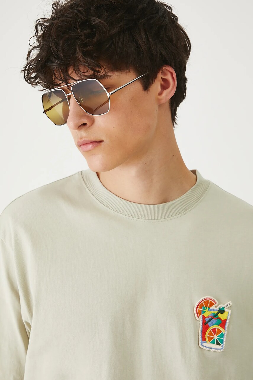 Medicine tricou din bumbac culoarea verde, cu imprimeu