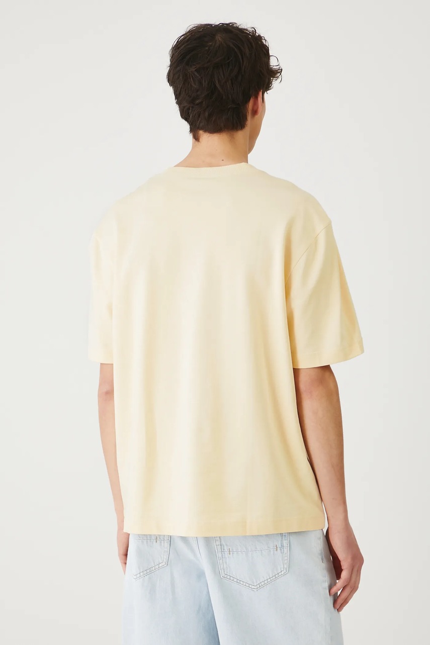 Хлопковая футболка Medicine цвет бежевый с принтом