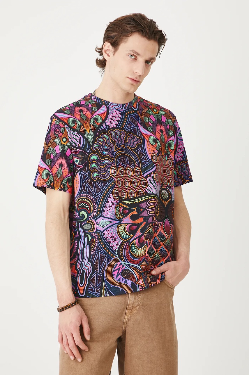 Хлопковая футболка Medicine узор