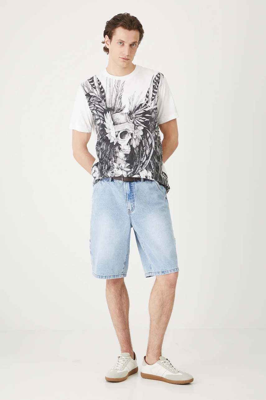Medicine tricou din bumbac culoarea alb