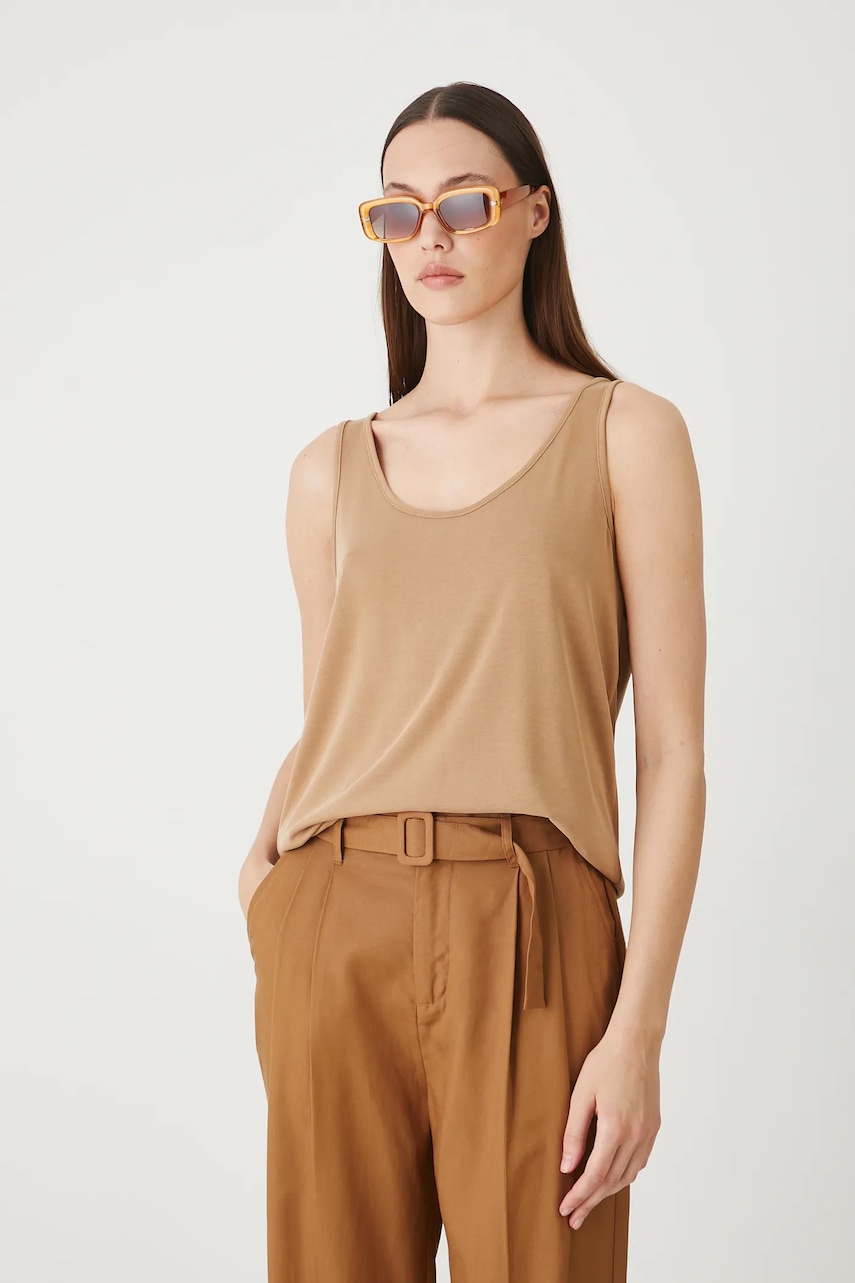 Medicine top femei, culoarea bej