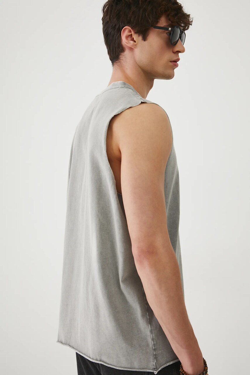 Medicine tricou din bumbac culoarea gri