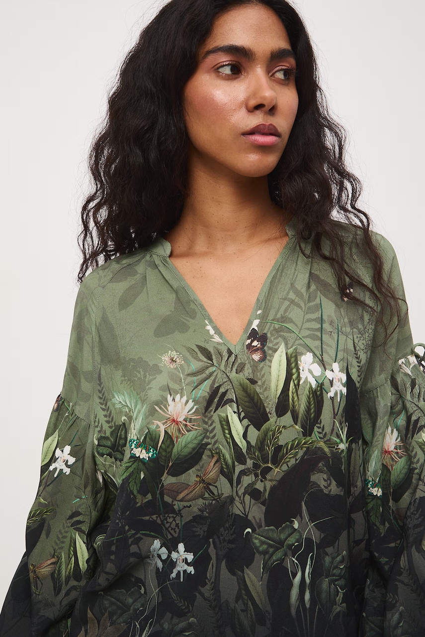 Medicine bluză pentru femei, cu vâscoză