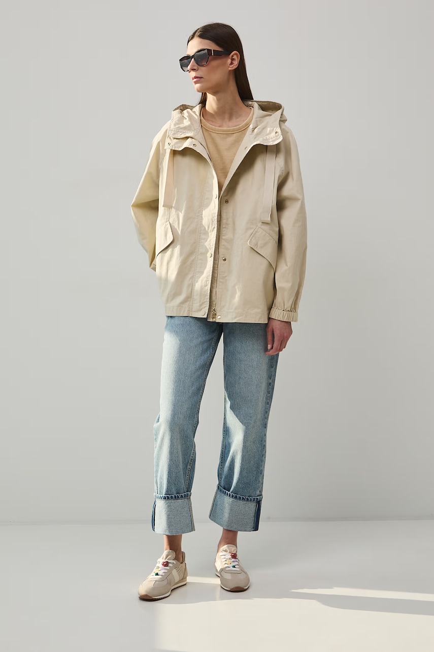 Medicine parka de damă din bumbac