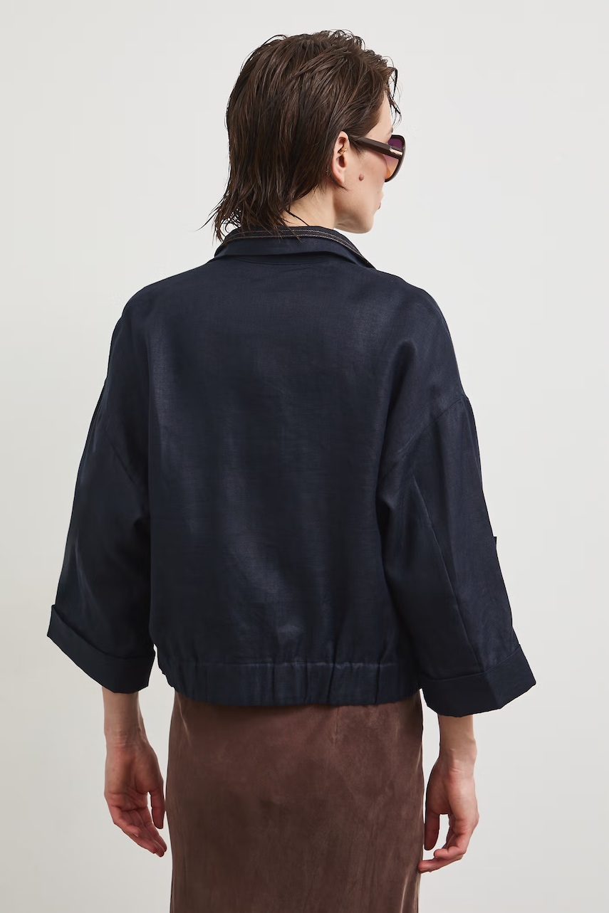 Medicine bomber dámský lněný