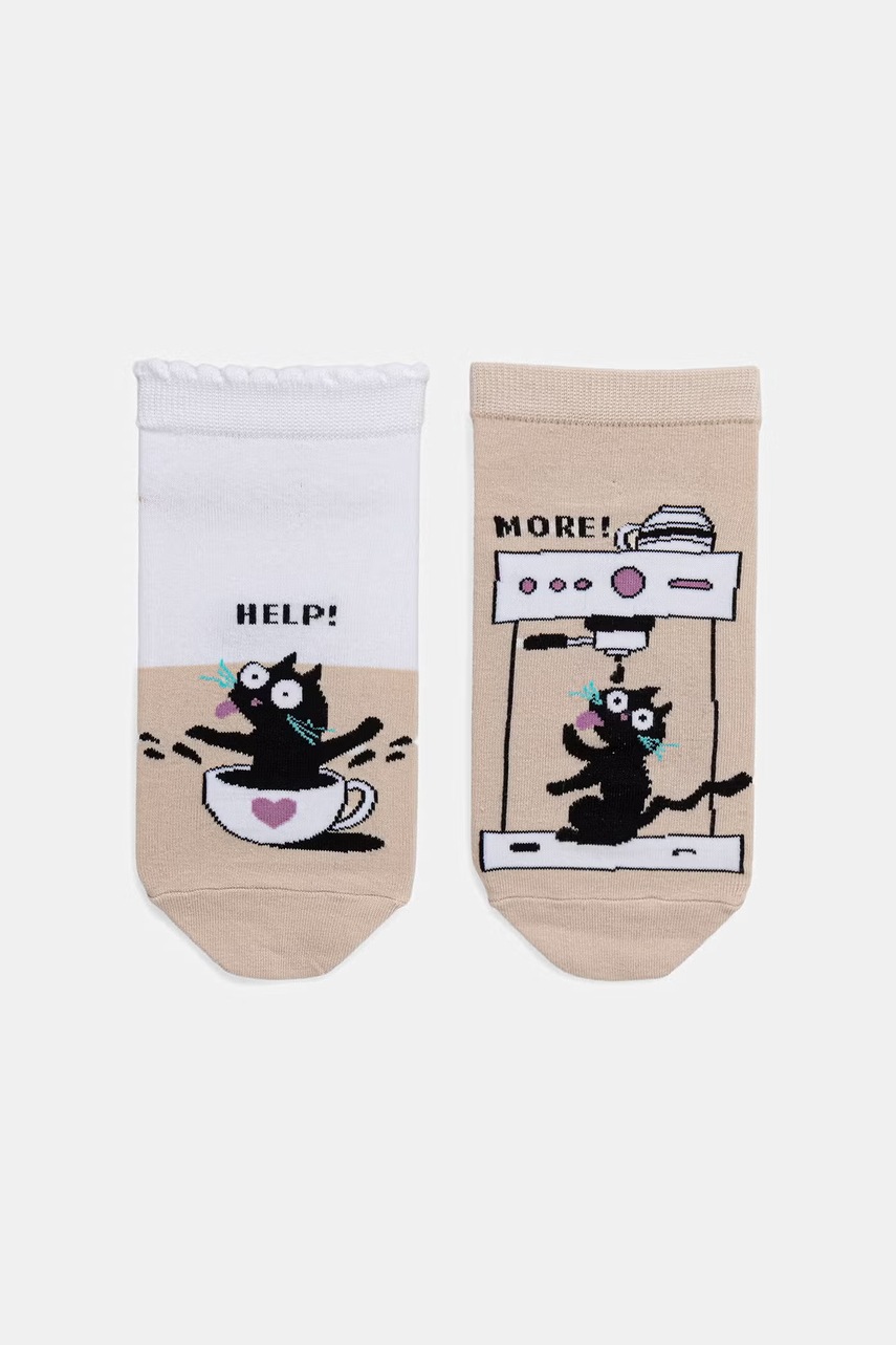 Ponožky 2-pack dámské se zvířecím vzorem